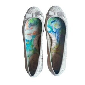 Born Tiffney Quilted Flat in Cipria Nappa Womens Size 8.5 US Excellent Condition